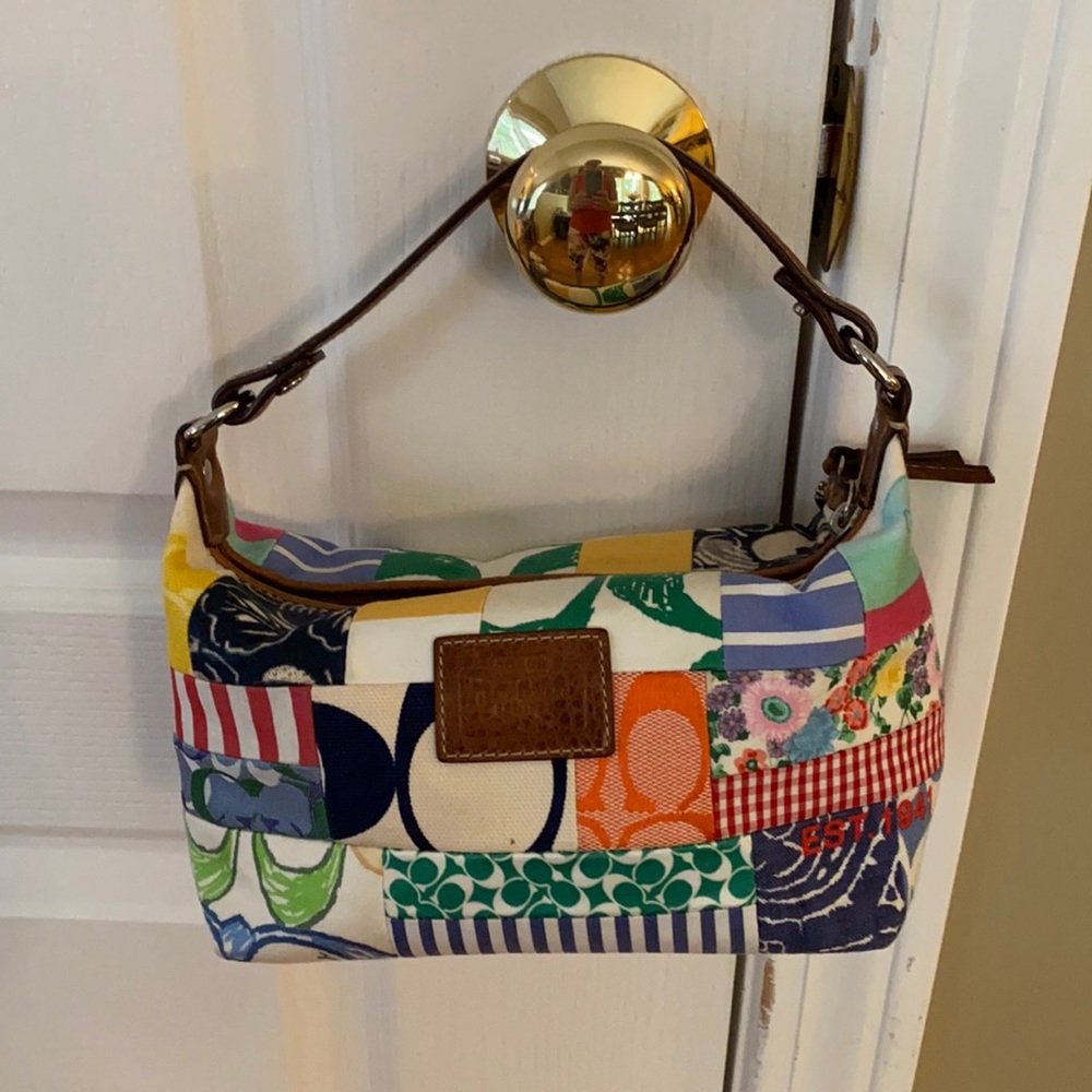 Coach Vintage Patchwork Multi Color Mini Bag